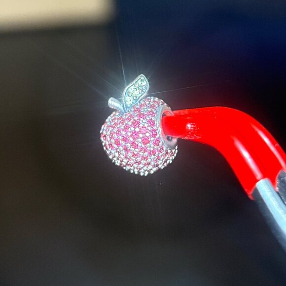 Pandora Pave Cz Apple Charm - Picture 5 of 5